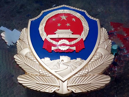 如何根据不同场景定制大型警徽